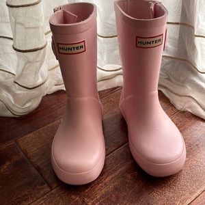 Hunter Boots Pink toddler girl size 8